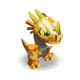 Dragoss dorado despierto