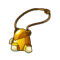Amulette Scarabosse Doré