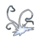 Touffe de Cheveux Blancs