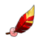 Plume de fesse du Kido