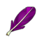 Plume de Piou Violet