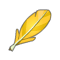 Plume de Piou Jaune
